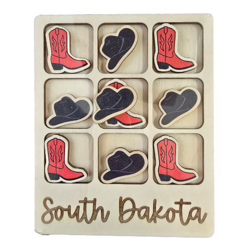 South Dakota Tic Tac Toe - Cowboy - Wall Drug Store