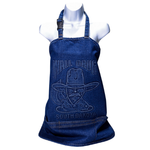 Wall Drug Cowboy Blue Denim Apron - Wall Drug Store