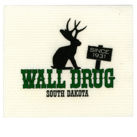 Wall Drug Jackalope Swedish Dish Cloth