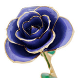 Imperial Purple 24K Gold Dipped Rose