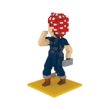 Rosie the Riveter Mini Building Blocks - Wall Drug Store