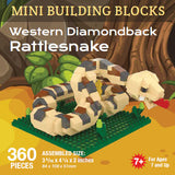 Western Diamondback Rattlesnake Mini Building Blocks - Wall Drug Store