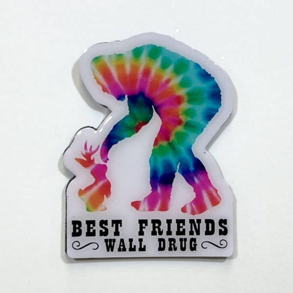 Wall Drug Best Friends Tie Dye Magnet - Wall Drug Store