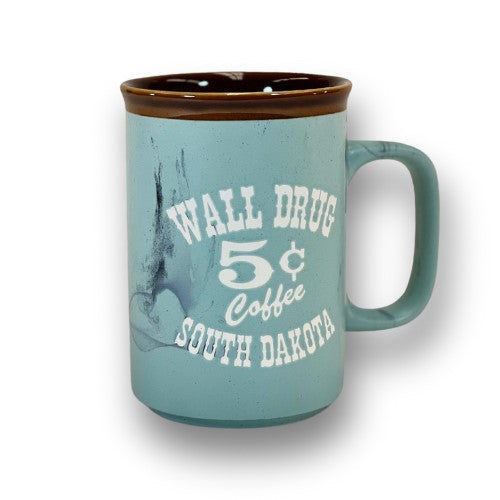 Blue Marble Five Cent Coffee Wall Drug Mug - Wall Drug Store