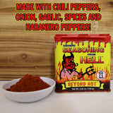 Habanero Hot Spicy Salt Free Seasoning From Hell 4.25 oz. - Wall Drug Store