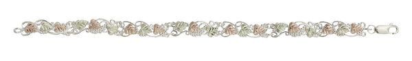 Black Hills Gold Sterling Silver Leaf Bracelet - Wall Drug Store