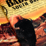 Badlands South Dakota Tea Towel - Wall Drug Store