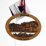 Badlands National Park Wood Laser Cut Ornament - Wall Drug Store