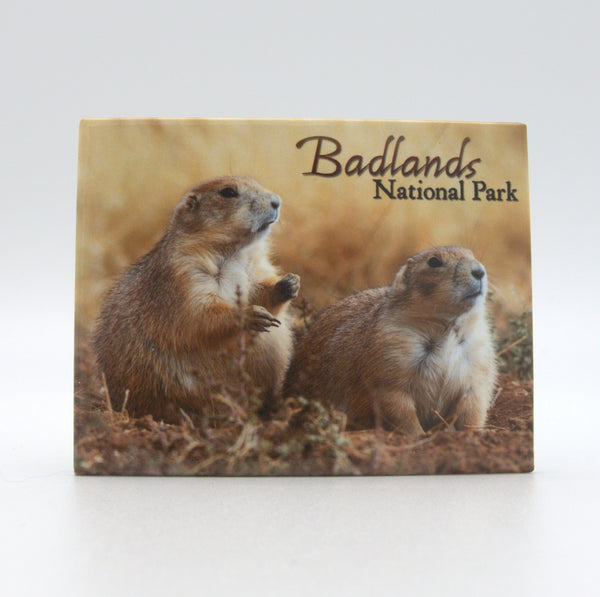 Badlands Prairie Dog Badge Magnet - Wall Drug Store