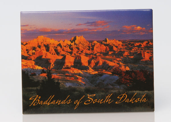 Badlands Sunset Badge Magnet - Wall Drug Store