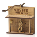 Wall Drug Storefront South Dakota Wood Laser Cut Ornament - Wall Drug Store