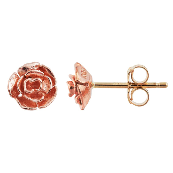 Black Hills Gold 10K Rose Gold Stud Earrings - Wall Drug Store